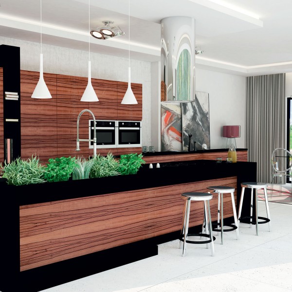 Live in luxury with a contemporary kitchen space