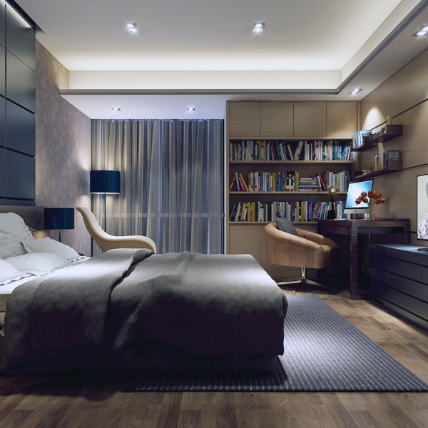 Chill out in a high class bedroom space